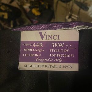Vinci Men's Red Suit Jacket